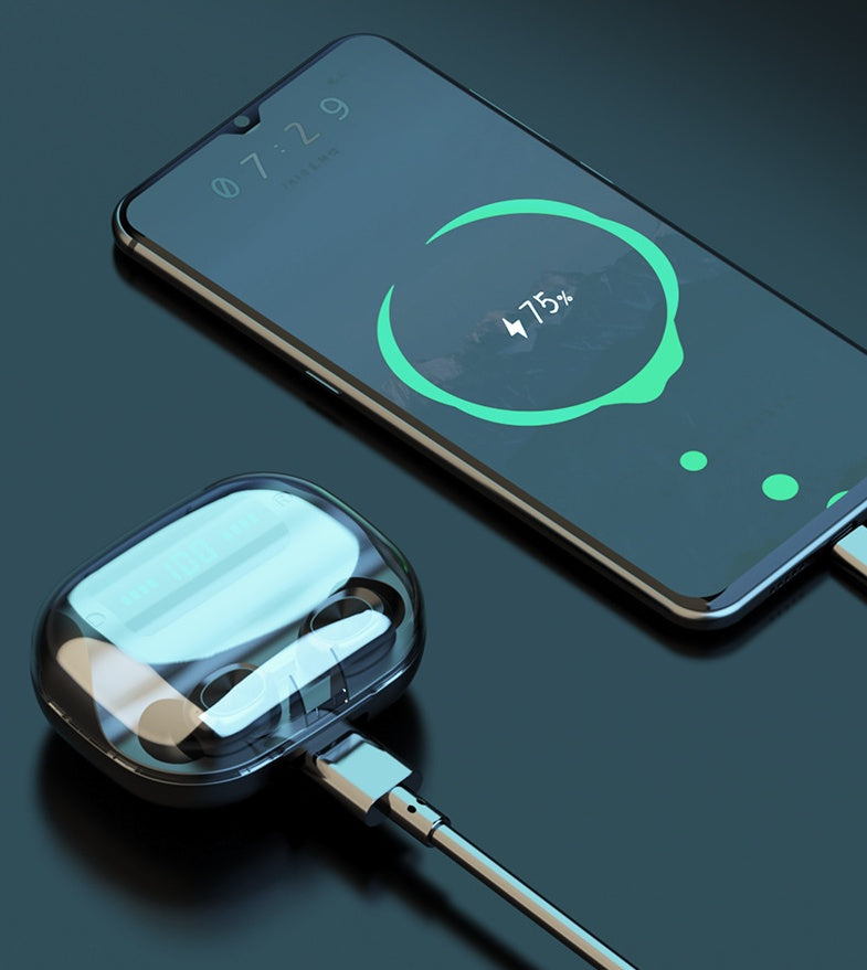 Bluetooth Earphone – Smart Touch Control with Stunning Colorful Lights