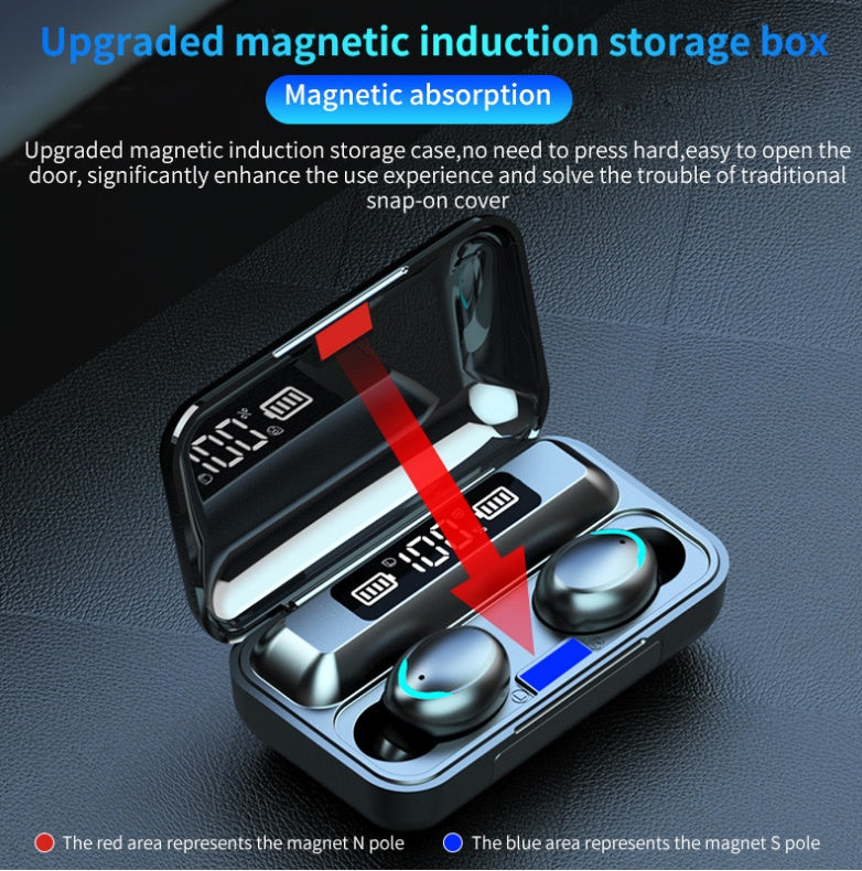 Bluetooth Earphone – Smart Touch Control with Stunning Colorful Lights