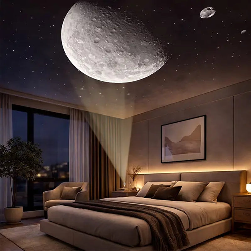 Galaxy Projector LED Light: Compact Starry Night Projector for Bedrooms and Playrooms, Perfect for Home Theaters and Gift Giving