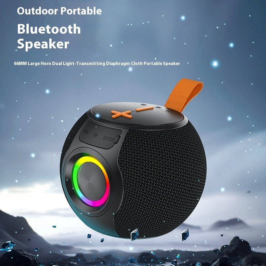 Bluetooth Speaker Portable RGB Lamp - Outdoor portable speaker with vibrant RGB lighting and wireless connectivity.
