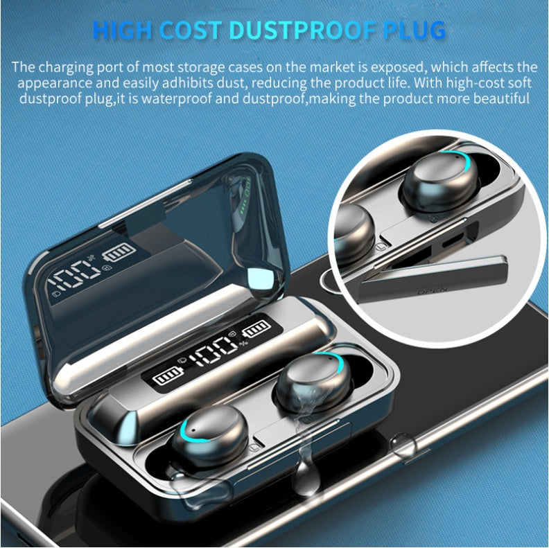 Bluetooth Earphone – Smart Touch Control with Stunning Colorful Lights