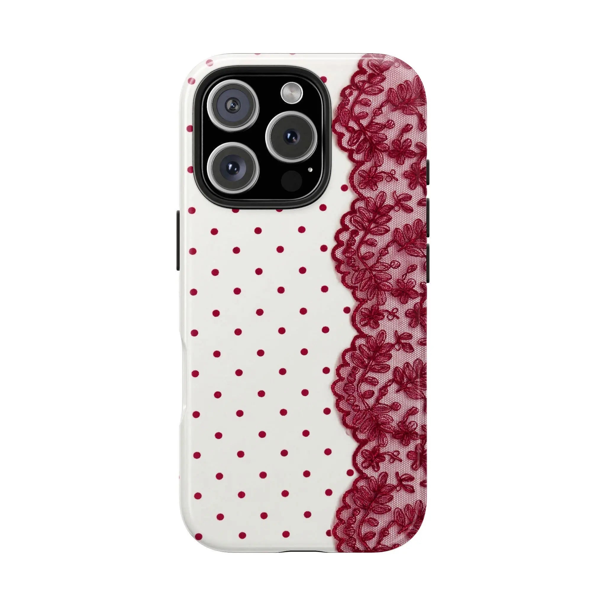 Elegant Black Lace Vintage Pattern Phone Case for iPhone 17 Pro Max, 16, 15, 14, 13, 12, 11 Pro Max Plus and Samsung Galaxy S24, S23, S22, S21, S20 – Stylish Dual Layer Design, Perfect Gift for Any Smartphone User