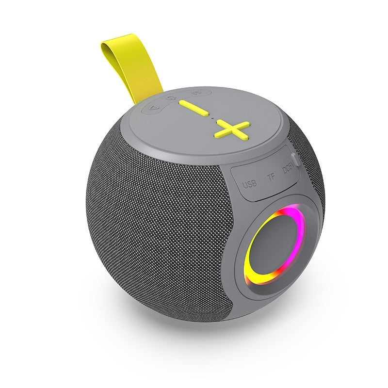 Bluetooth Speaker Portable RGB Lamp with vibrant RGB lighting and user controls on top.