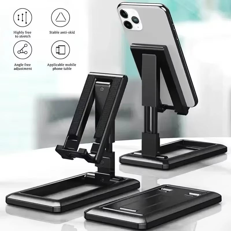 Foldable Desk Phone Holder Mount Stand Adjustable Phone Holder Desktop Holder